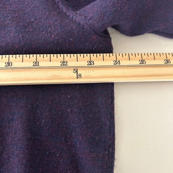 Orvis Sweater 100% Merino Wool Mens VNeck SZXL Purple Winter Comfortcore Classic - Picture 4 of 8